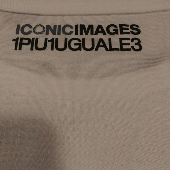 David Bowie 1PIU1UGUALE3 x ICONIC IMAGES Limited Edition T-shirt NWT - Picture 7 of 11